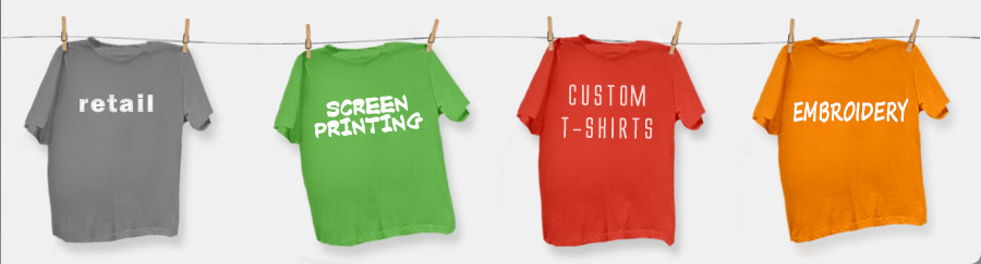 T shirt printing shop while you wait